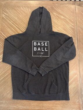 Baseball Lifestyle 101 Dark Grey Hoodie